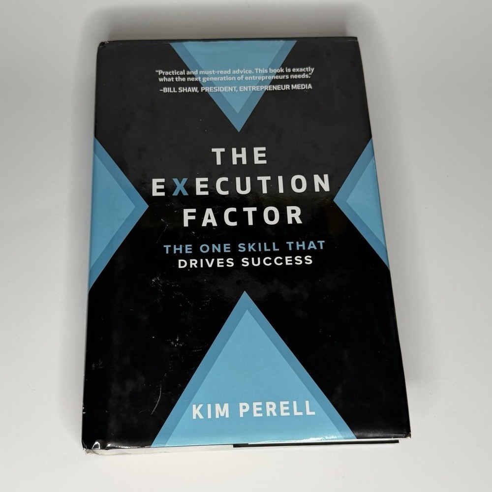 The Execution Factor Kim Perell Hardcover Book Business Entrepreneurship Success